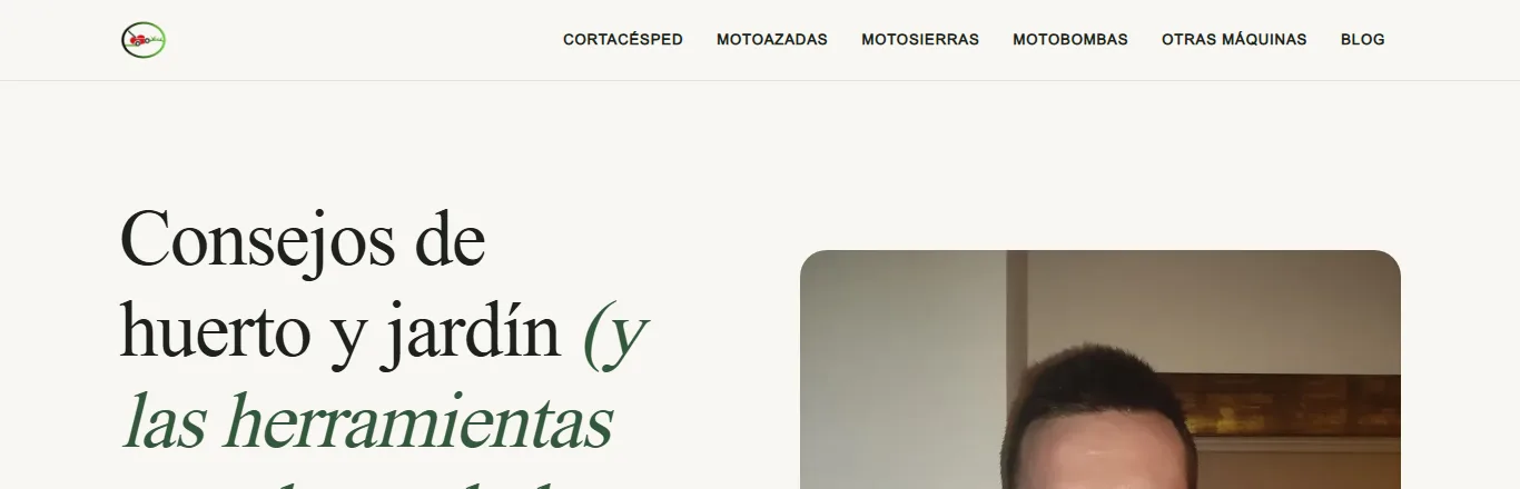 Web de Tierra & Máquina diseñada por MuySEO