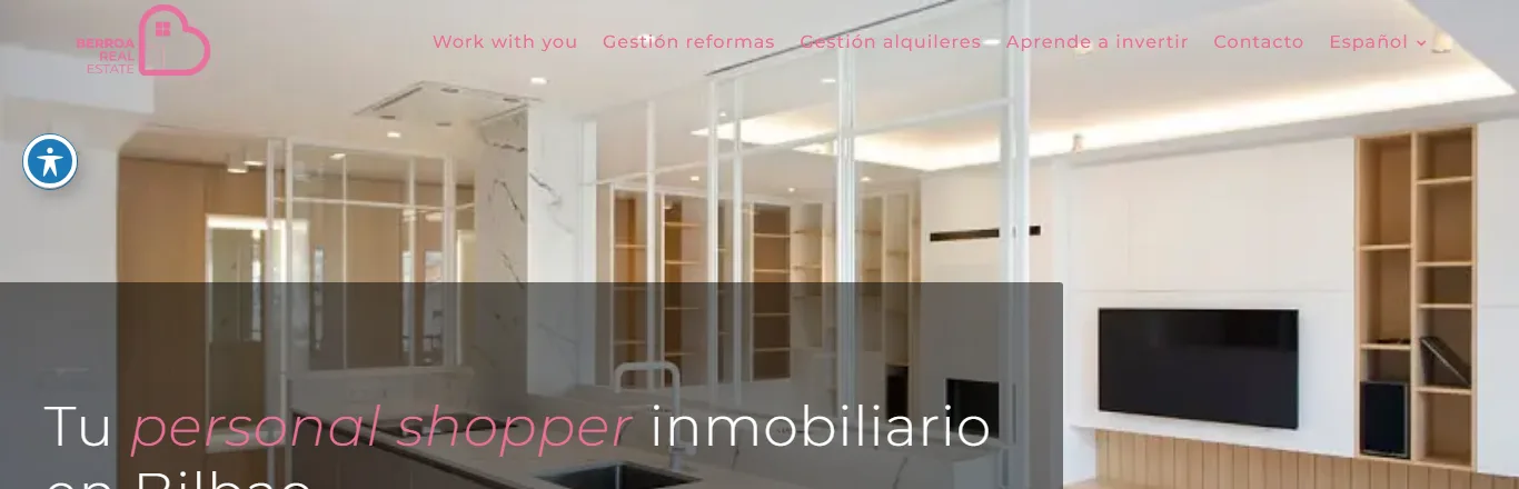 Web de Berroa Real Estate diseñada por MuySEO