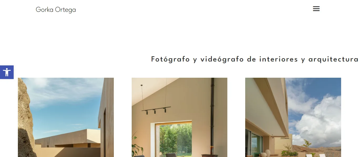 Web de Gorka Ortega diseñada por MuySEO