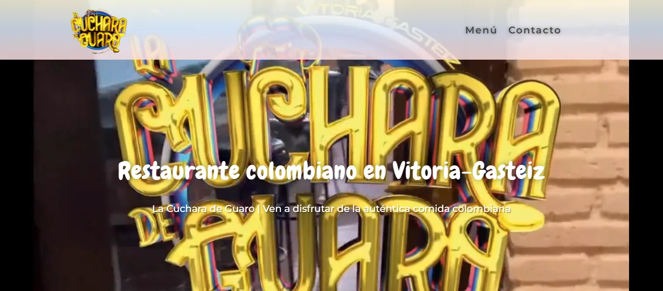 Web de La Cuchara de Guaro diseñada por MuySEO