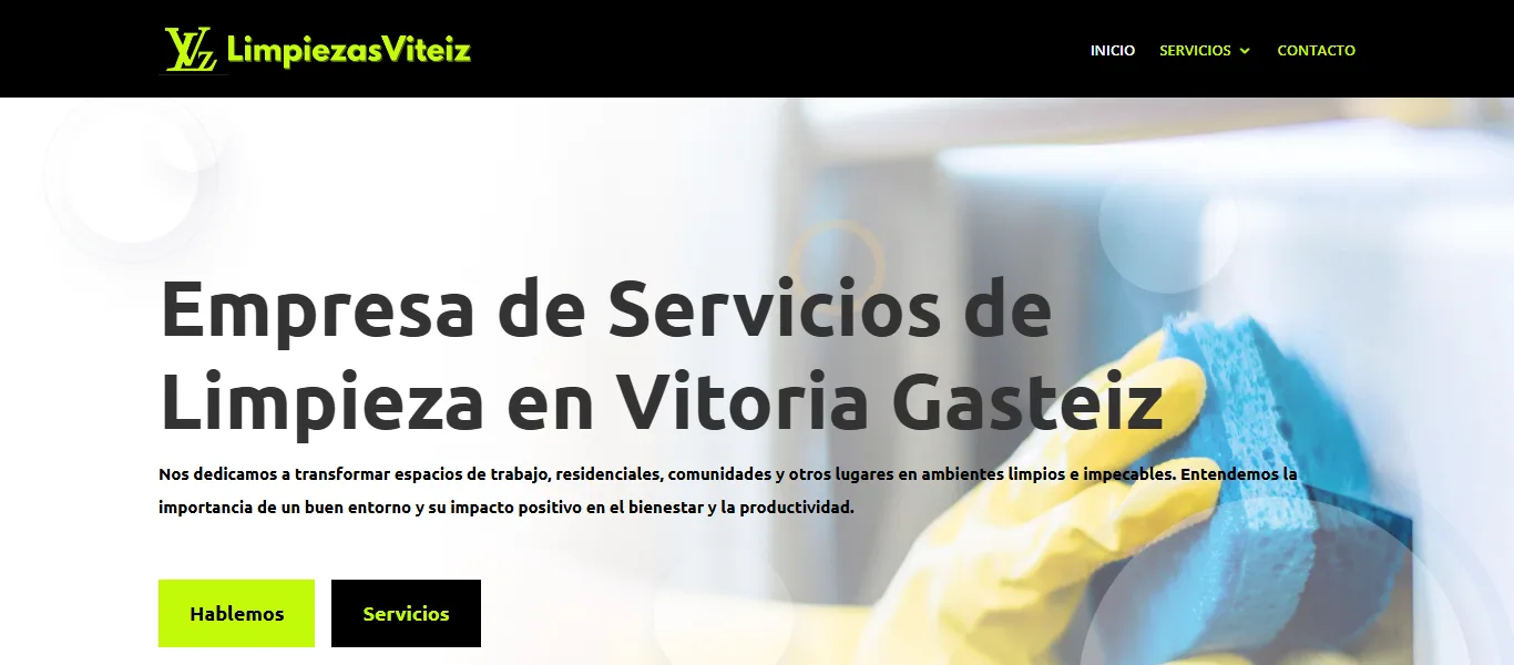 Web de Limpiezas Viteiz diseñada por MuySEO