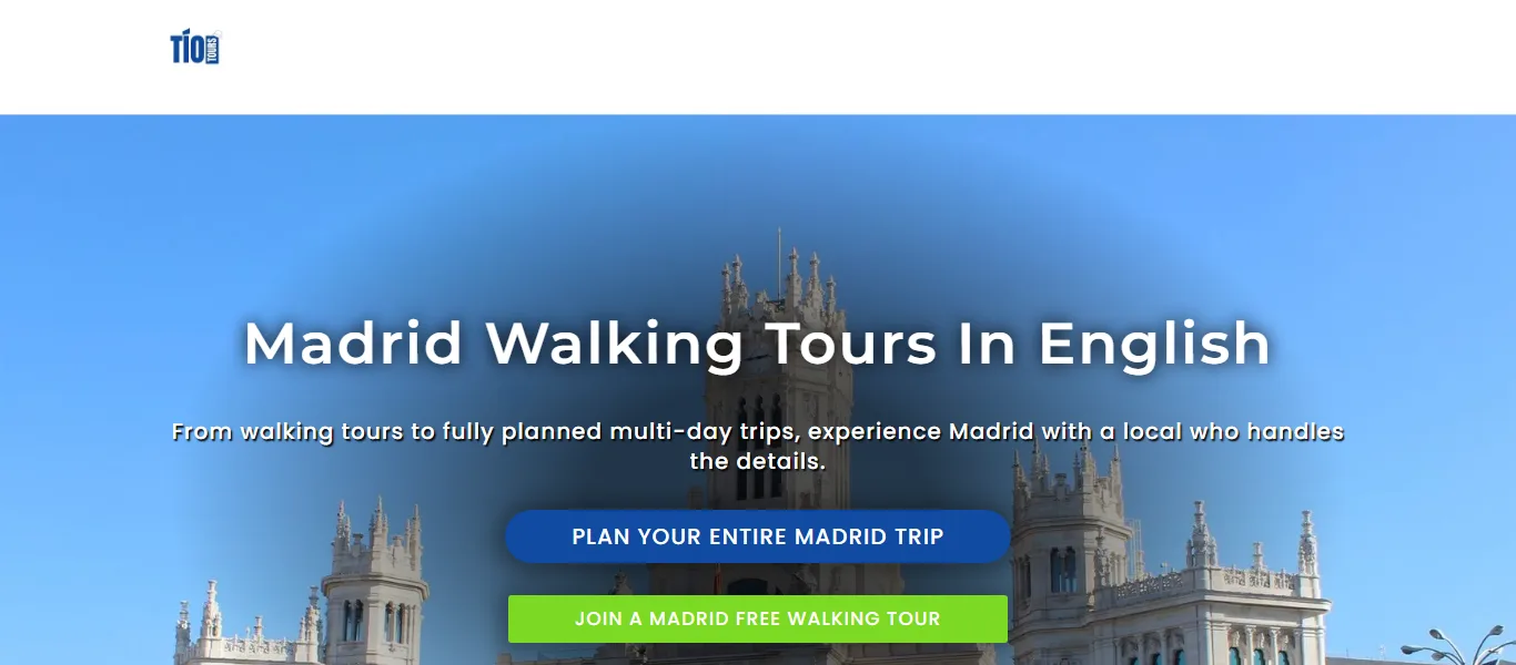 Web de Tío Tours diseñada por MuySEO